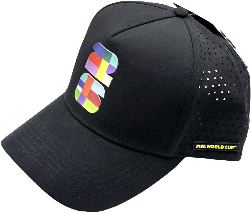 Official FIFA World Cup 2026 Logo Snapback Cap – Black
